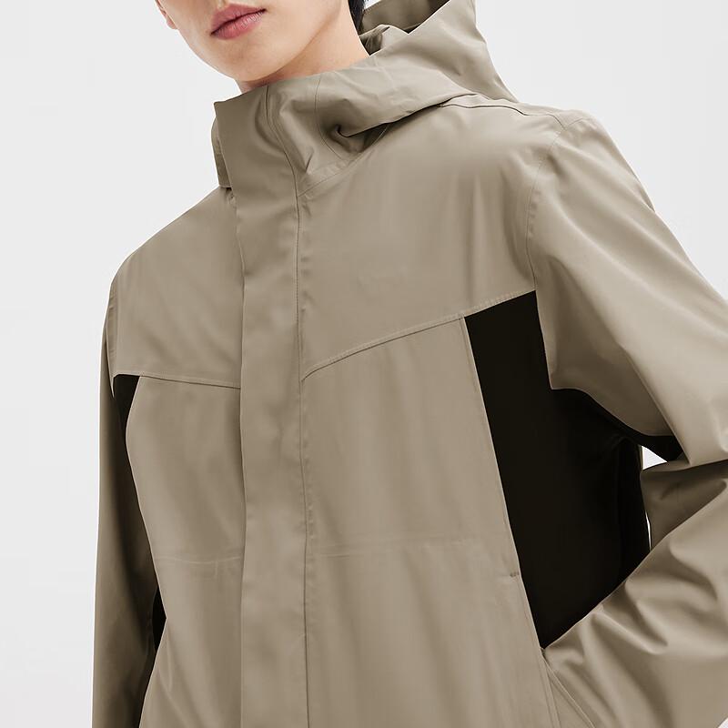 SEPTWOLVES Men's Hooded Patchwork Jacket