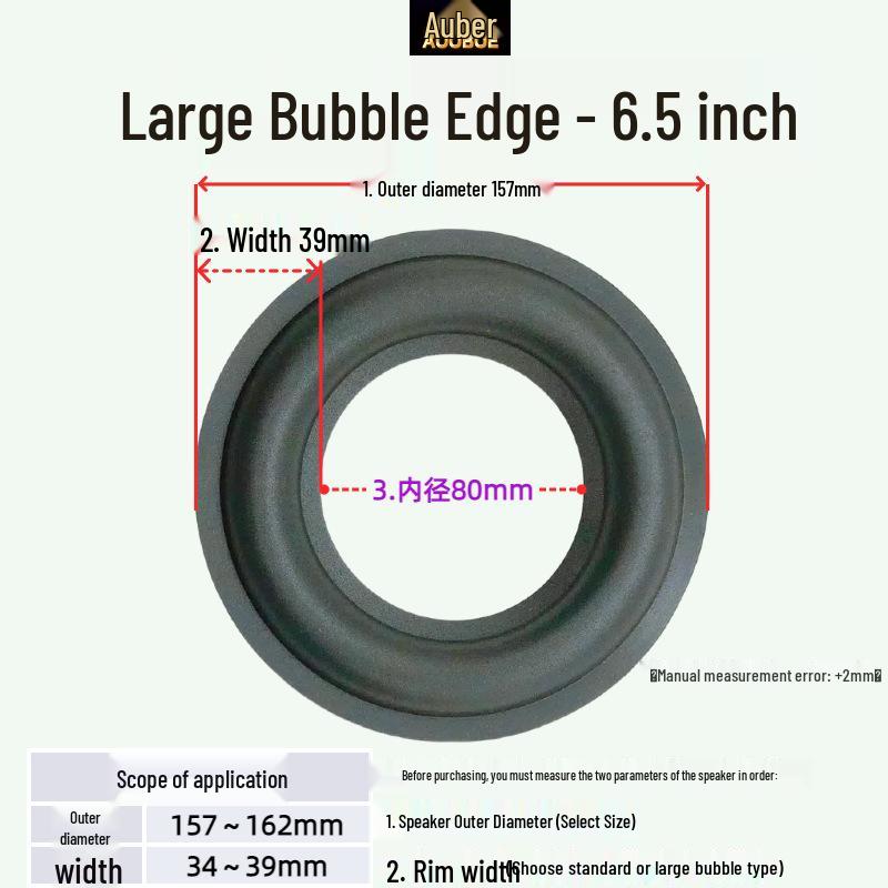 JBL Speaker Repair Foam Surround: Replacement Edge for 3/4/6/6.5/8/10/12 Inch Folding Ring