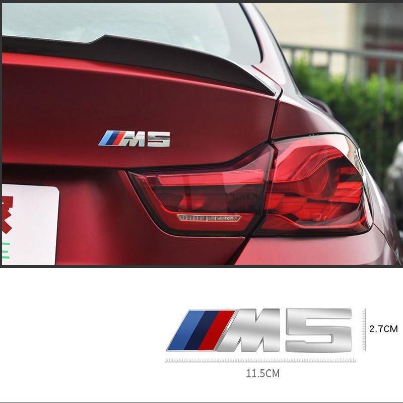 BBKI7 3D Emblem Car Fender Side Rear Trunk Badge M Logo Sticker Number Decal For BMW M1 M2 M3 M4 M5 M6 M7 Performance Auto Accessories