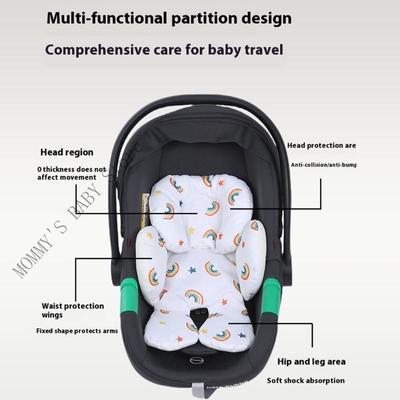 H3CD Newborns Travel Essential Stroller Cushion Ergonomic Head Support Pad for Swing Bassinets Diaper Stations