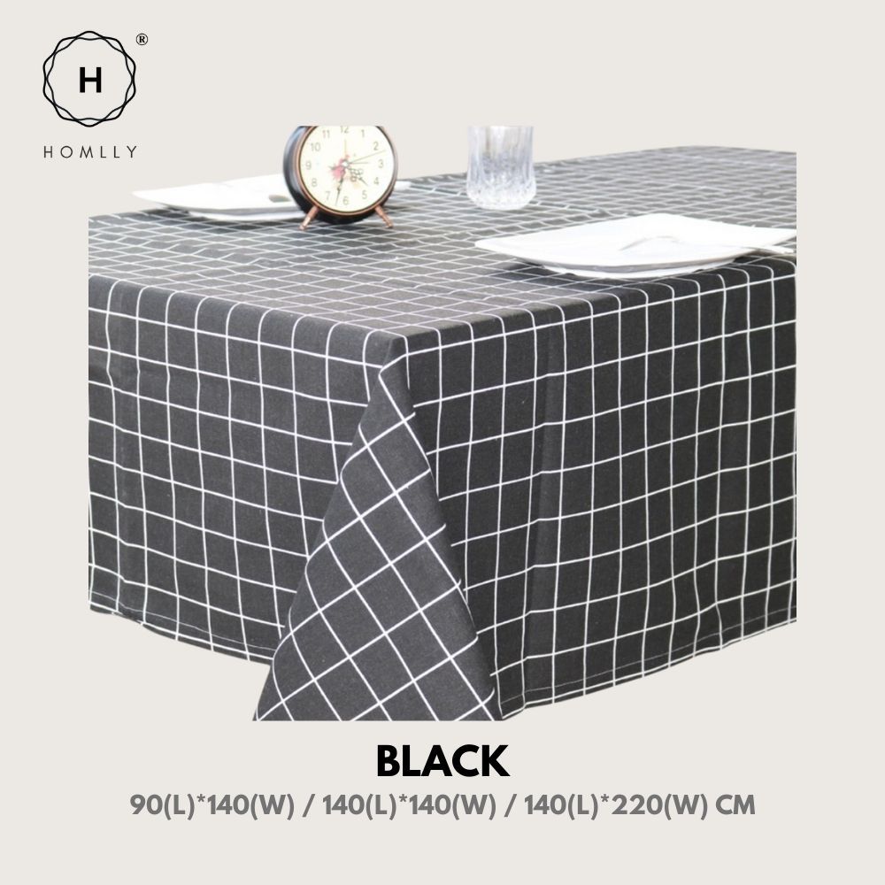 HOMLLY Клетчатая скатерть Small 90*140 cm