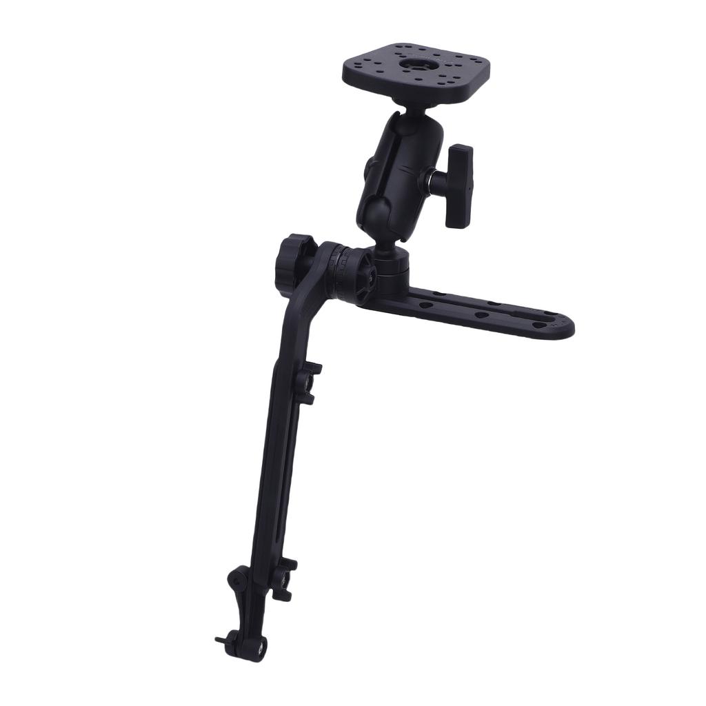 Marine Electronic Mount 1.5in Ball Base Fish Finder Mounting Plate with Adjustable Arm Replacement for Scotty