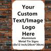 Gepersonaliseerd Retro Rechthoekig Blikken Wandbord Custom Print Custom Metaal IJzeren Schilderij Custom Patroon Roestwerend Duurzaam Huis