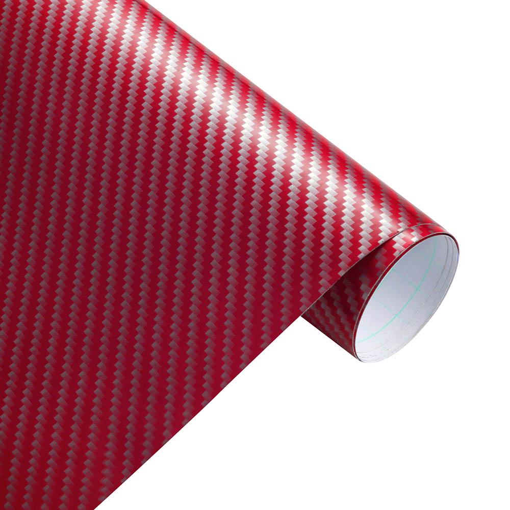 2D High Glossy Carbon Fiber Vinyl Wrap Film 10/30*100cm Automobiles Car Motorcycle DIY Decorative Sticker Wrapping Covering Film
