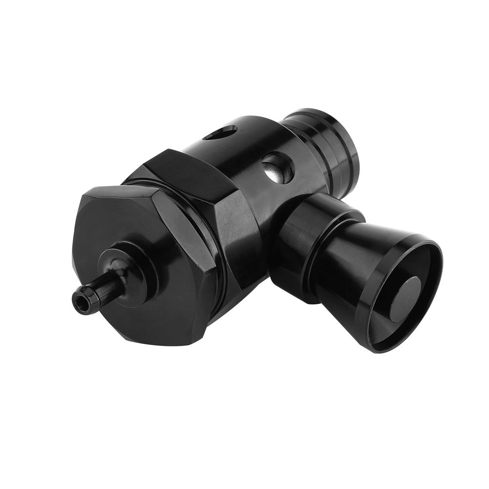 Black Universal 25mm Car Turbo BOV Dump Blow Off Valve Whistler Adjustable Sound Simulator Kit