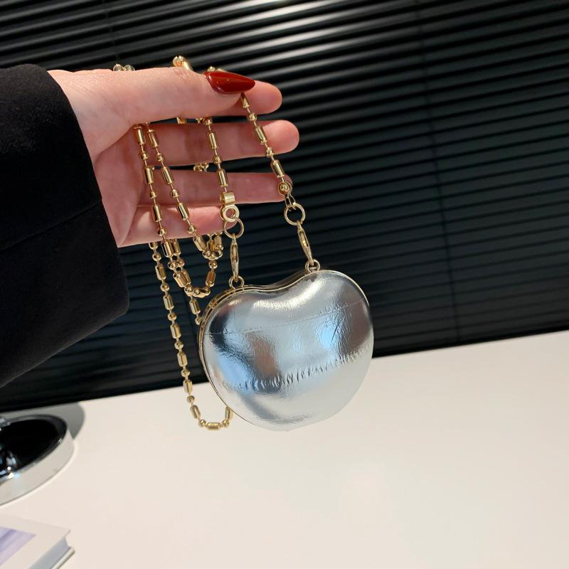 

Bags bag 2025 new European and American fashion personalized design Apple mouth red envelope ins Internet celebrity ladies messenger bag