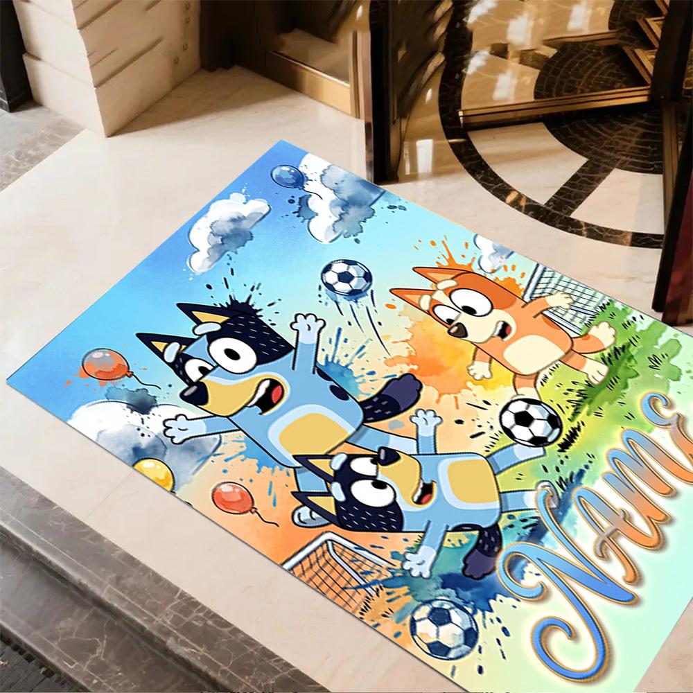 Soccer Fun Personalized Text Area Rug Suitable for Dining Room Hallway Bedrooms Outdoor Anti-slip Rug Office home decor