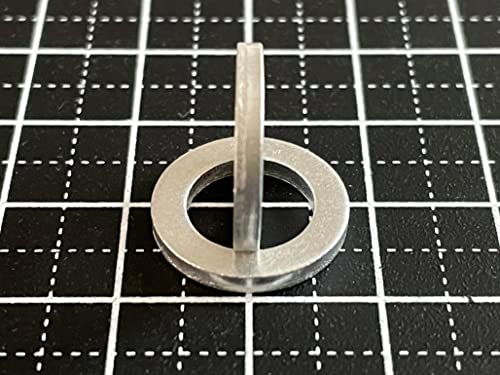Aluminum Drain Gasket M10 X Outer Diameter 16mm X Thickness 2mm Seal Washer Motorcycle Oil Change Gasket (10 Pieces)