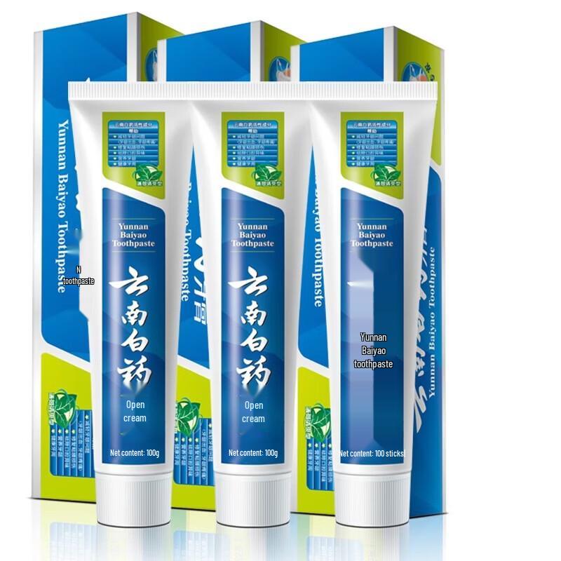 

Yunnan Baiyao Mint Toothpaste (3x100g)