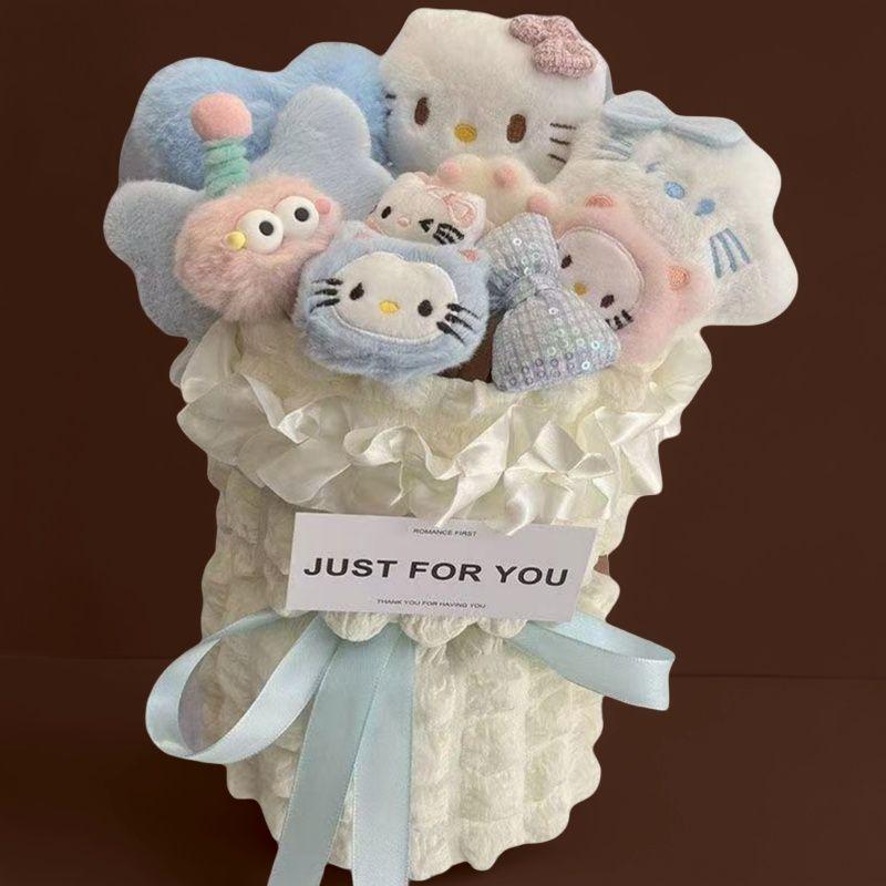 Cinnamoroll & Pochacco Doll Bouquet Birthday Gift for Girls