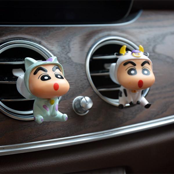 

Ароматерапевтическое украшение на вентиляционную решетку автомобиля «Креон-Шинчан»: Мультяшная фигурка животного для вентиляционного отверстия кондиционера - Креативное украшение салона автомобиля, подарок 5CM