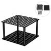 Large Capacity Clear/Black Acrylic Pen Holder For Artists Crafters With 96 Hole Easy Assembly Multipurpose Pen Holder