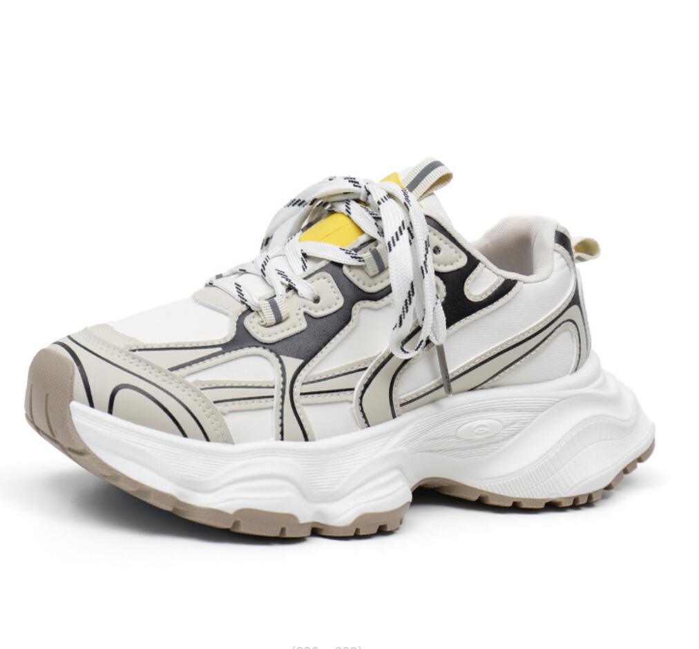 Модные женские повседневные кроссовки на высокой платформе 6 см — фото 8