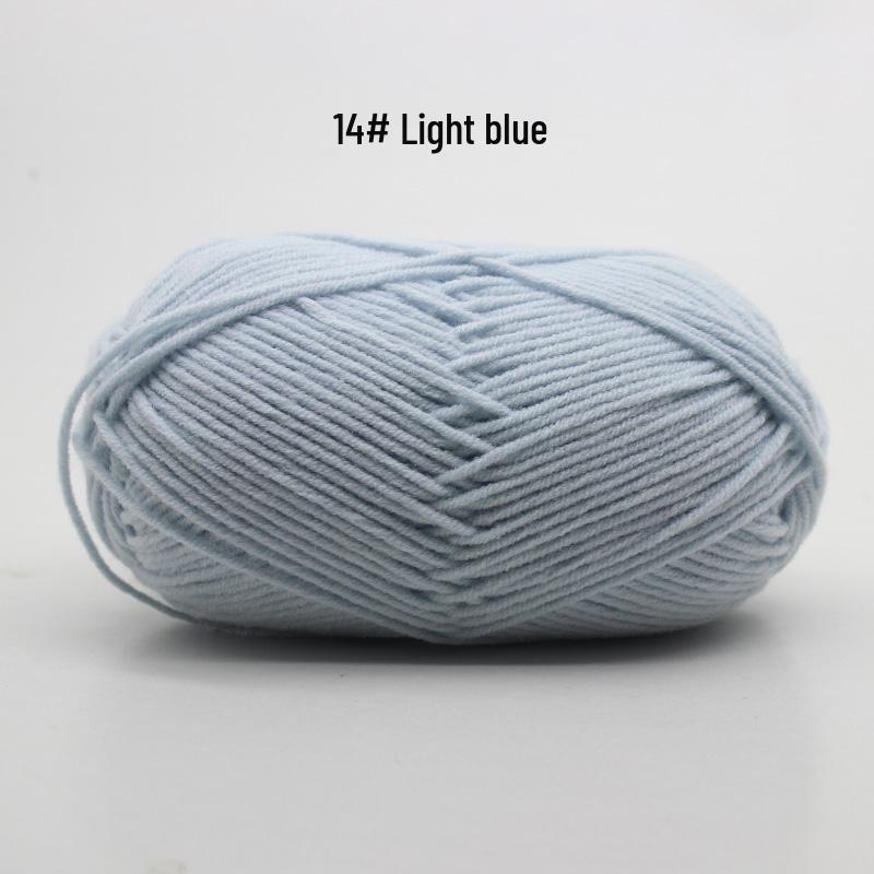 Medium Thick Handmade Cotton Baby Yarn for Knitting, Crochet, and DIY Projects