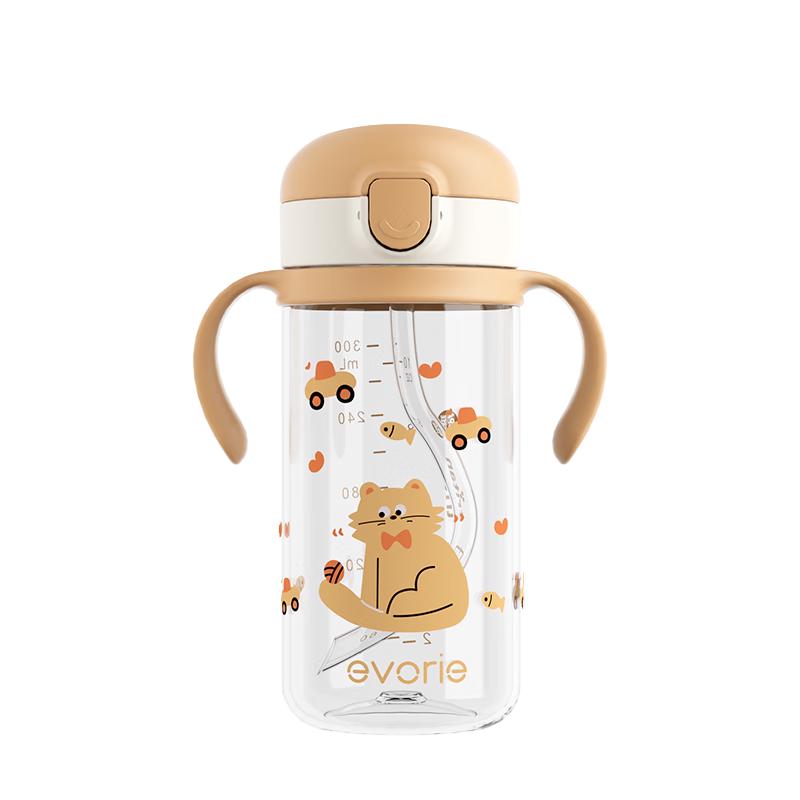 Evorie Children s Tritan Straw Sippy Cup