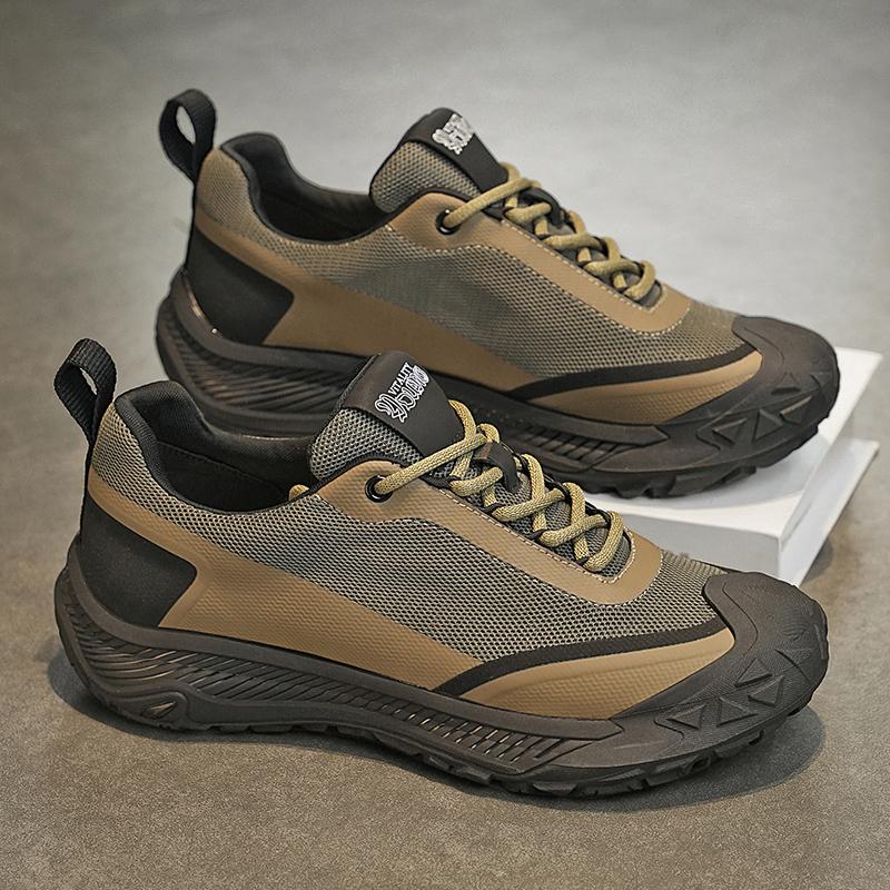 

Мужские туфли на платформе, сетка-пружина, долгое стояние не вызывает усталости, работа на стройплощадке, обувь для страхования труда, мужская спортивная обувь для походов на открытом воздухе 44 верблюд