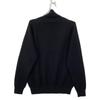 SLOANE Black Wool Blend Double Face Jersey Lacquer Sleeve Turtleneck Pullover Tops 2 blackUsed
