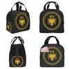 Albania Flag Insulated Lunch Bag for Kids School Cooler Thermal Food Box Tote Leakproof Lunch Boxes Container