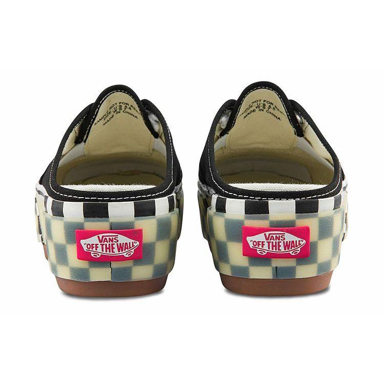 Vans Authentic Low Top Skate Shoes Black And White Checkerboard Men Sneakers VN0A4BW18BM