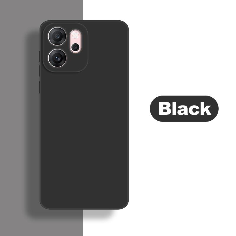 

For OPPO Reno14 F Case OPPO Reno14 F Cover Soft Liquid Silicone Durable Bumper Shield Protective Phone Cases On Reno 14F Funda Oppo reno14 f чёрный