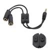 Couple Headphone Converter Cable Stereo 3.5mm to Dual Stereo Female 1 to 2 Earphone Adapter Cable with Switch