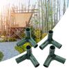 Heavy Duty Greenhouse Frame Connectors 8pcs for 19mm Pipe Diameter Plastic Joint Brackets Suitable for Plant Support Frames