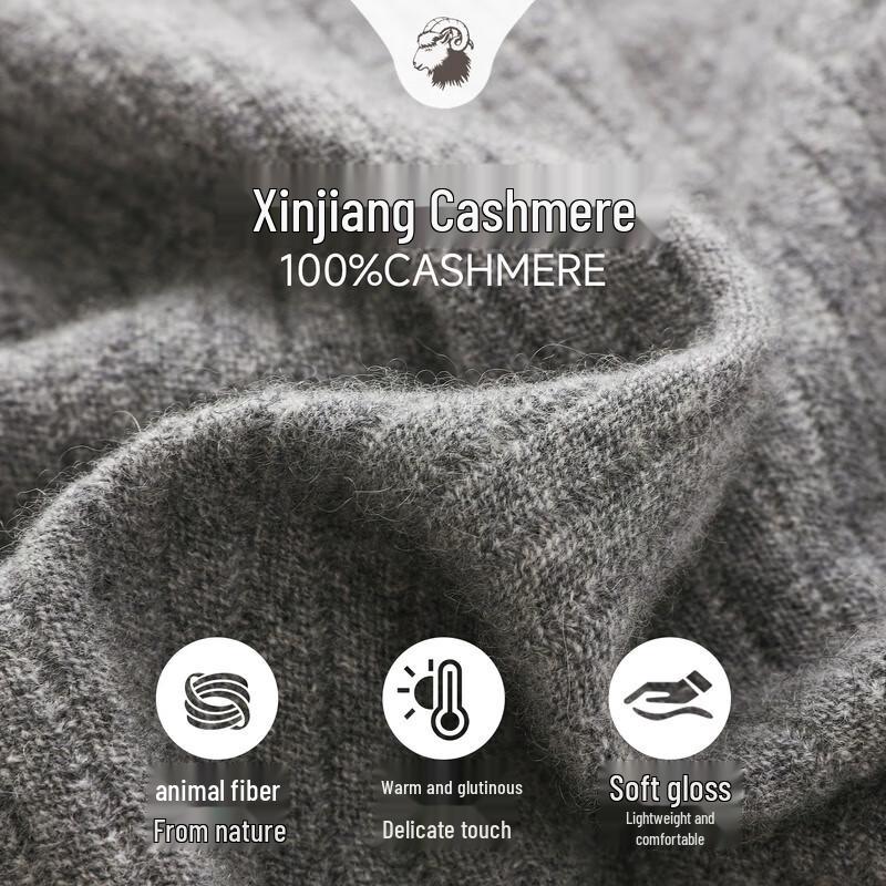 Zhaojun Women's Irregular Twill Knit Cashmere Sweater