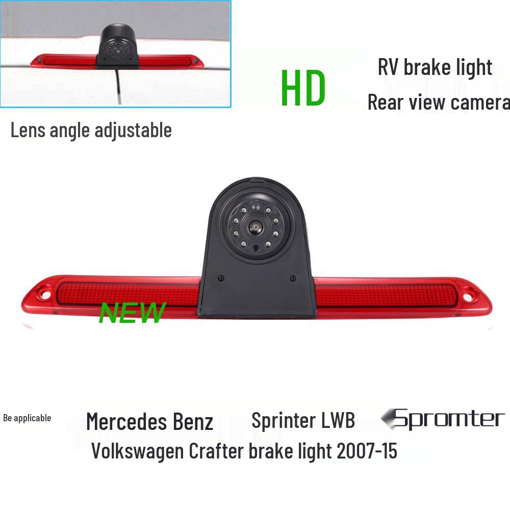 

HD Rearview Reversing Camera for VW Crafter & Mercedes Sprinter High-Mount Brake Light Plastic