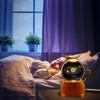 Kristallkugel Nachtlicht mit LED-Sockel | 3D Rotierender Sonnensystem Globus | Dekorative Ambientelampe für Schlafzimmer, Büro & Geschenke