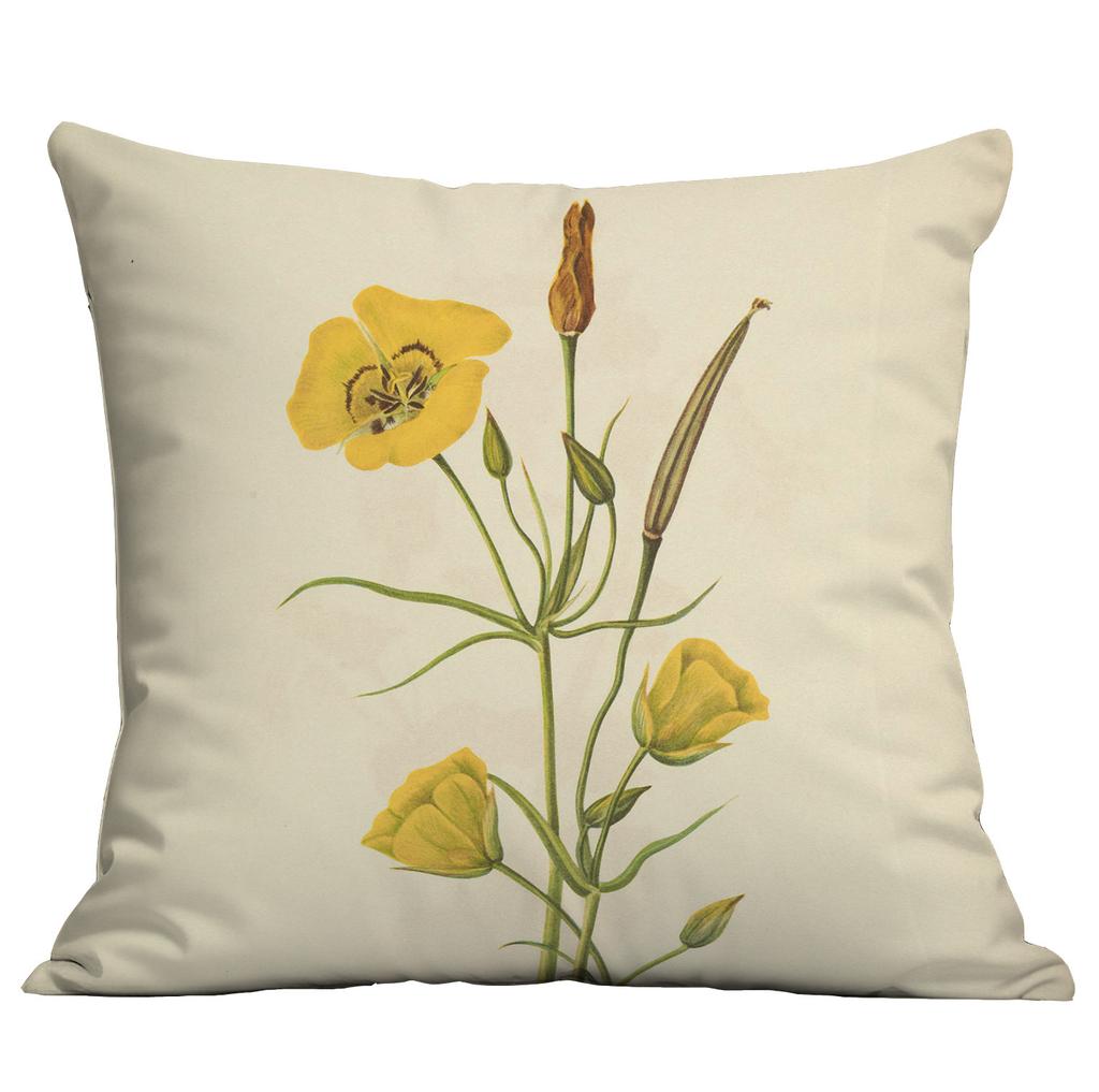Plant And Flower Pillow Cover Spring Pillow Cover Home Living Room Sofa Cushion Pillow Cover Premium Durable Quality