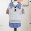 Soft Pet Dog Hoodie Preppy Style Two Legs Dog Clothes Casual Style Dog Pullover  Outdoor Activities