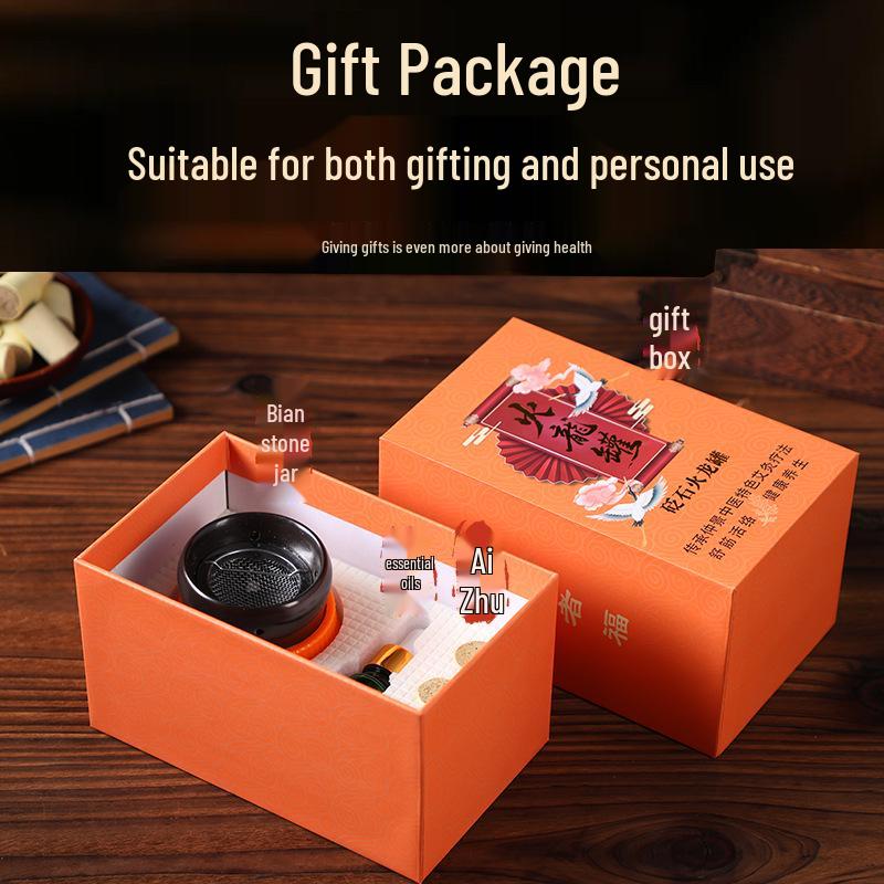 Pure Bianstone Moxibustion and Guasha Massage Tool by Lotus Liu Weicheng