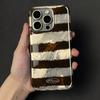 Imd Glacier Pattern Phone Case Tinfoil Pattern Phone Case Large Hole Swirl Phone Case Wrinkled Tinfoil Phone Case