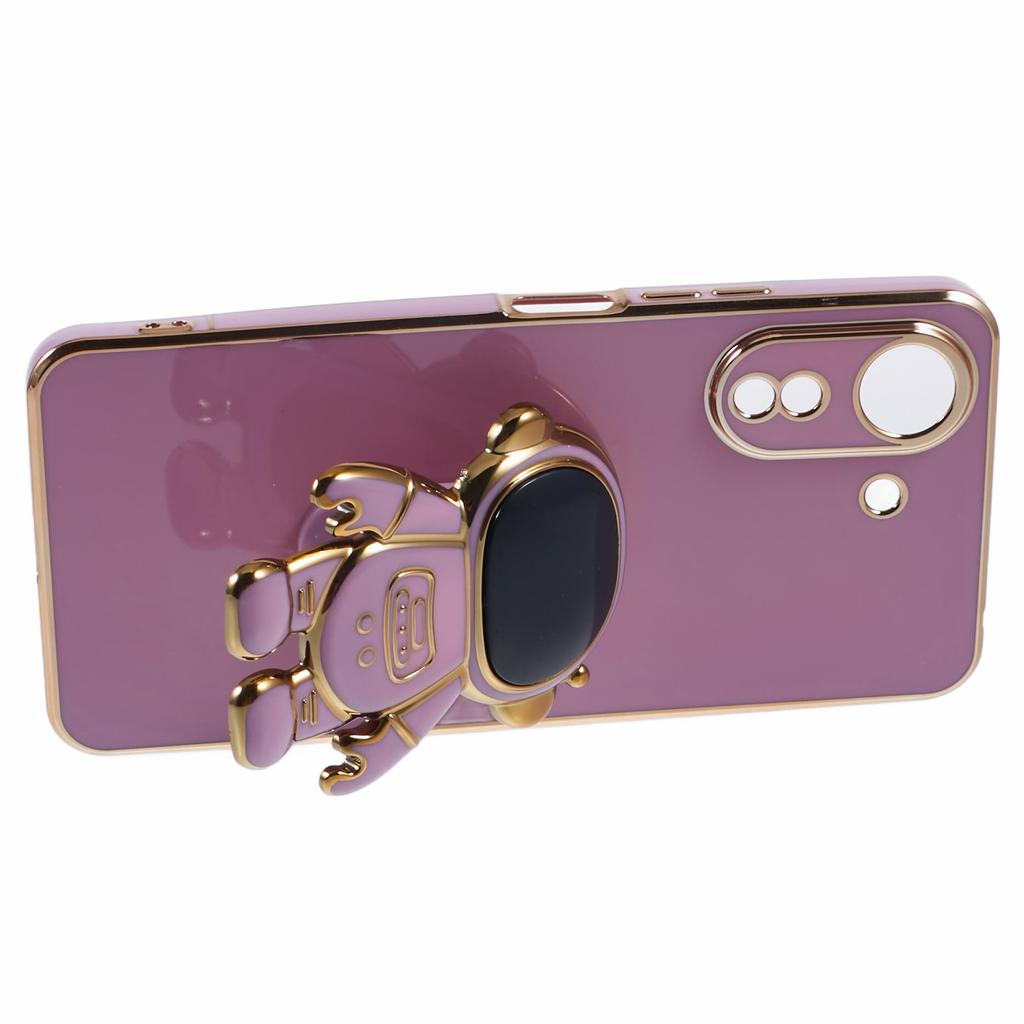 Für Xiaomi Redmi 13C 4G/Poco C65 4G Hülle Astronaut Versteckter Ständer TPU Weiche Handyhülle