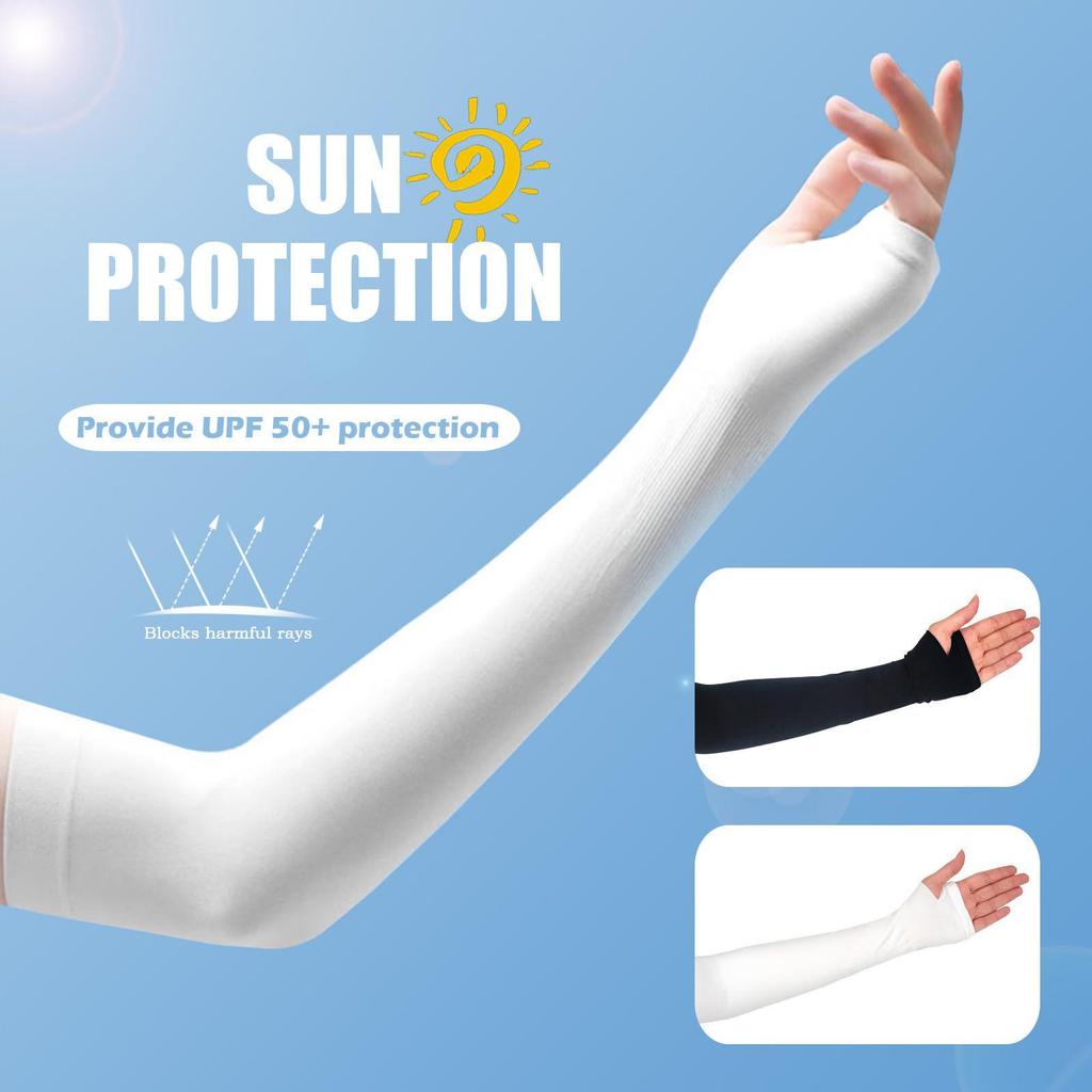 Ice Silk UV Protection Sleeves for Outdoor Cycling and Driving