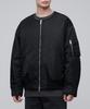 Musinsa Standard Oversized Collarless Ma-1 Bomber Jacket [Black]