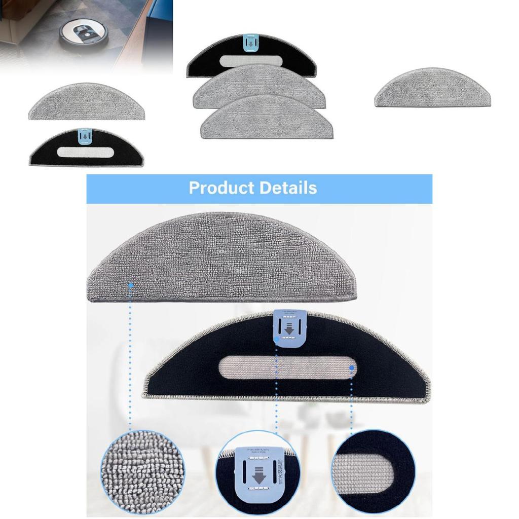 For Irobot I5 J5 Robotic Vacuum Cleaner Replacement Parts Cleaning Cloth For Home Floor Cleaning