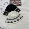 Jacquard Knit Fisherman Hat for Women, Spring Sun Protection, Wide Brim, Breathable, Versatile Bucket Hat, Summer Bucket Hat