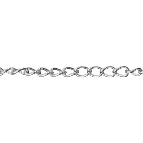 TRUSCO Stainless Steel 304 Mantel x Chain, 2.6mm 2m, TSM126-2M