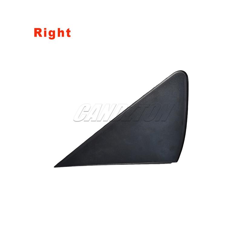 For Mercedes-Benz A-Class W169 New 1 Pair Wing Side Door Mirror Panel Trim L/R ABS Black A1696900187 A1696900287 Car Accessories