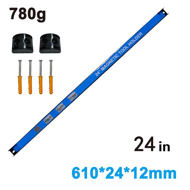 8,12,18,24 Inch Suport Magnetic pentru Scule Bară pentru Scule pentru Sarcină Grea, Raft Organizator Metalic pentru Economisirea Spațiului Instrument Pentru Atelier Garaj Acasă