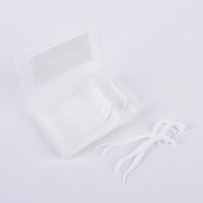 30Pcs/Box Sticks Health Tooth Clean Picks Dental Floss Flosser Toothpicks