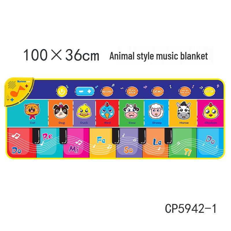 Baby Step-on Piano Music Mat - Educational Multifunctional Crawling and Game Carpet for Children