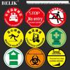 No Standing Warning Floor Sticker