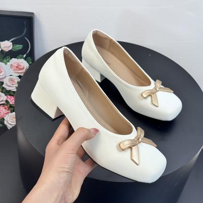 Designer Dicke Ferse Damen Mary Jane Schuhe Komfort Slip-On Pendlerschuhe 2026 Neu Frühling Herbst Schlicht Zapatos De Mujer
