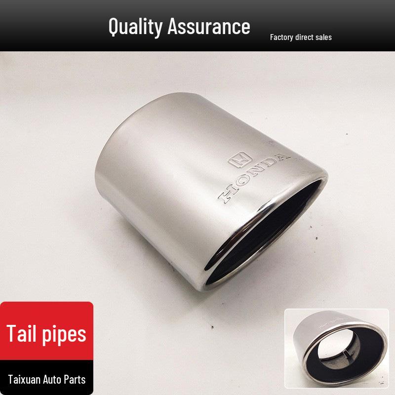 

08-13 Guangben Accord Глушитель из нержавеющей стали Выхлопная труба с логотипом Tai Cheng