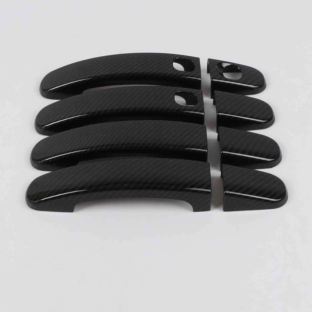 For Ford Focus 2012 2013 2014 2015 2016 2017 2018 ABS Chrome Glossy Black Sticker Car Door Handle Cover Trim Styling Accessories