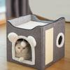Cats Bed Warm Houses for Winter Pet Beds Things Basket Goods Dog Puppy Accessories Supplies Mat House Kitten Habitats Products