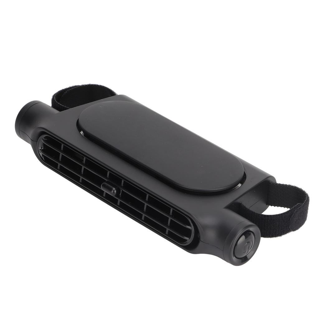 USB Backseat Car Fan 3 Wind Speeds Powerful Recirculating Air Low Noise Car Cooling Fan for