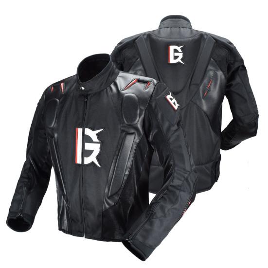 Racing Suit Anti-fall Protective Long Sleeve Stand Collar Breathable Mesh All-season Men